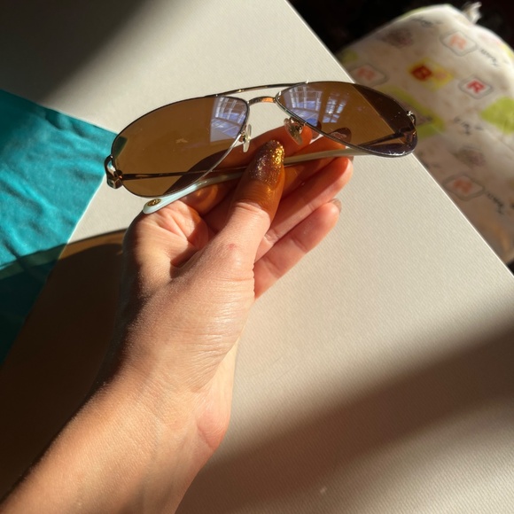 Tiffany & Co. Gold and Black Sunglasses - Picture 7 of 11